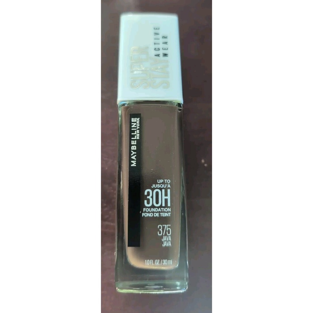 MAYBELLINE stay Up To 30 HR Foundation Full Coverage 375 Java 10 Oz